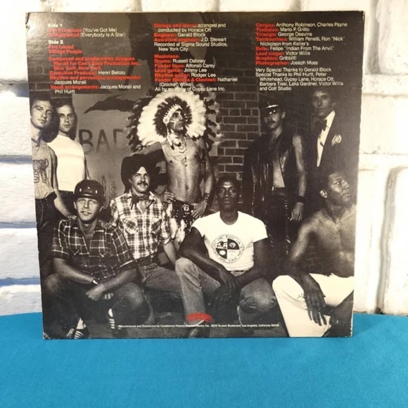 Village People Self Titled Vinyl LP 1977 - Picture 3 of 7